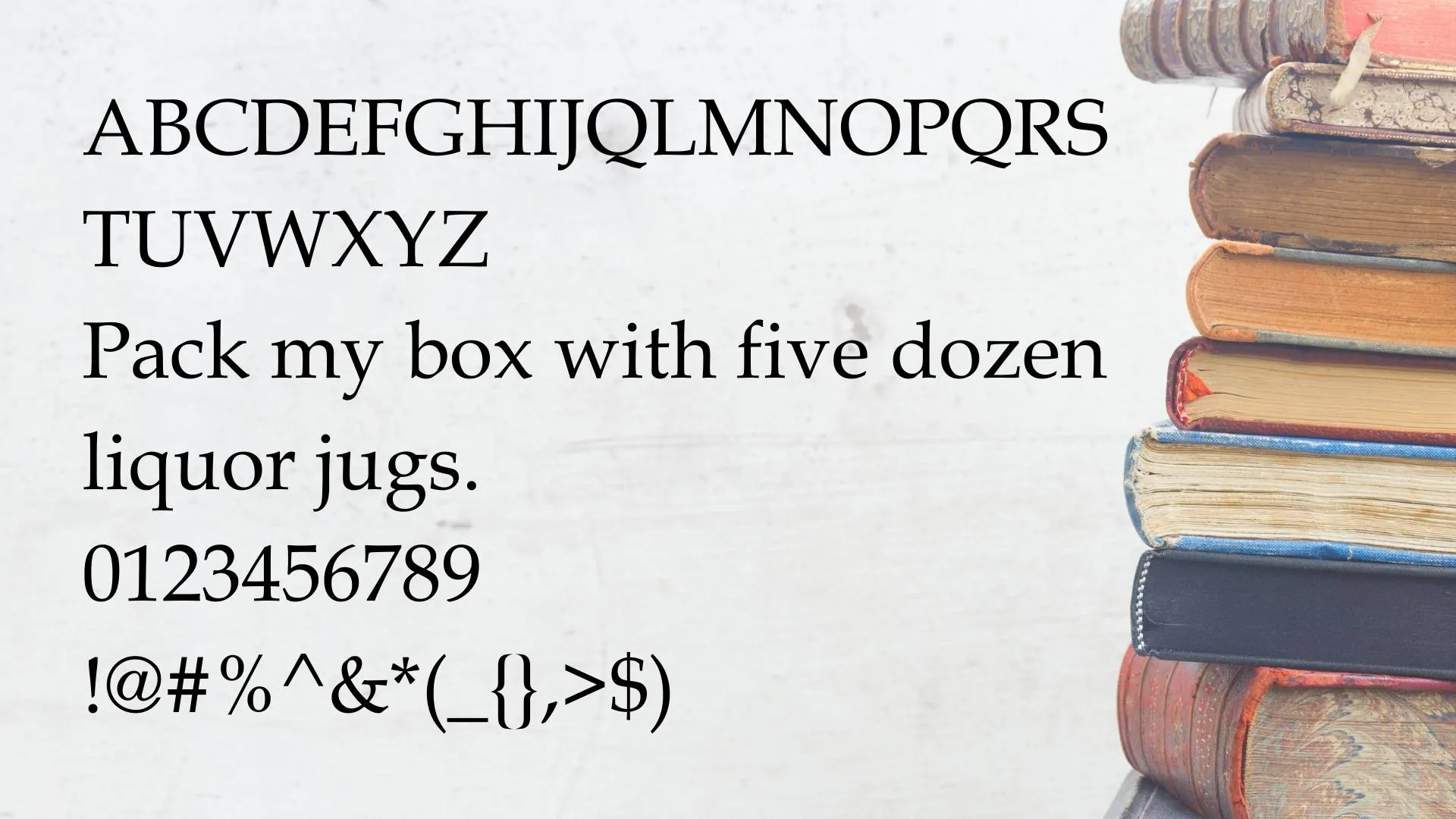 Book Antiqua Font Free Download style variations