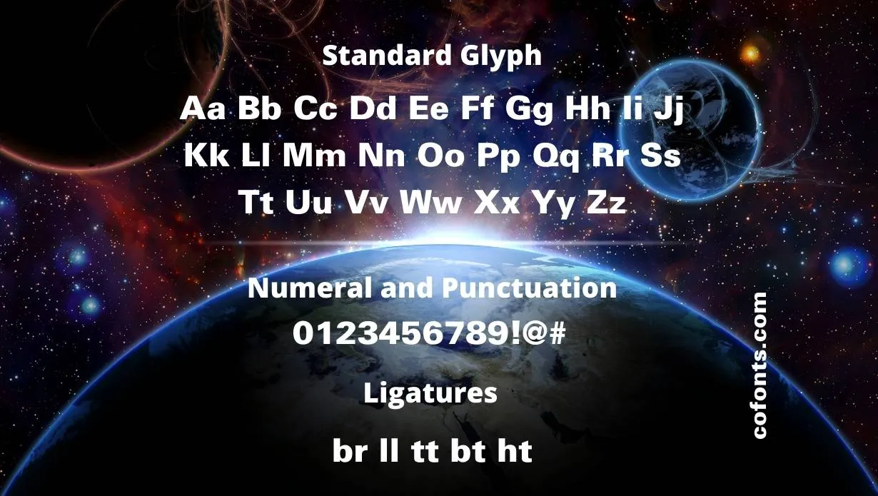 Univers Font View