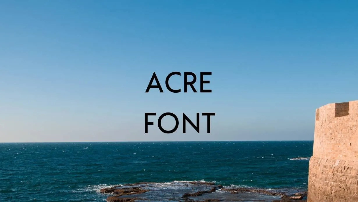 Acre Font