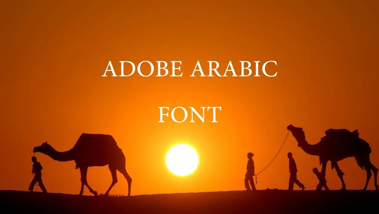 Preview of Adobe Arabic Font Free Download