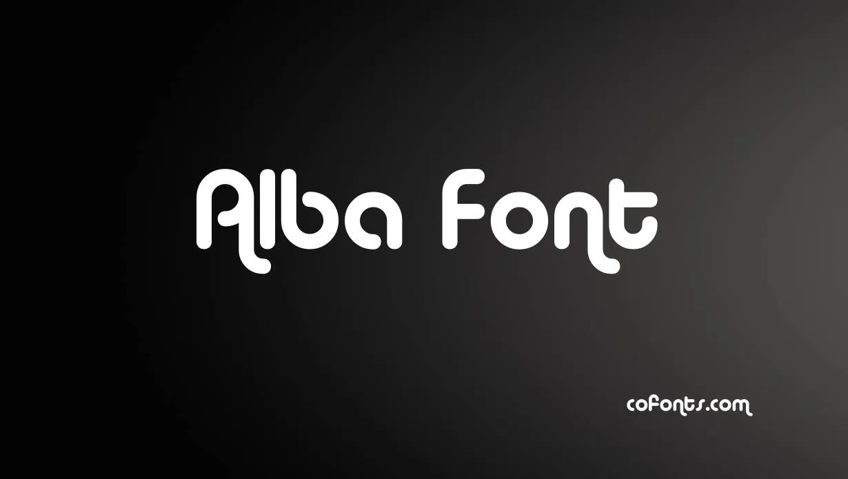 Preview of Alba Font Free Download