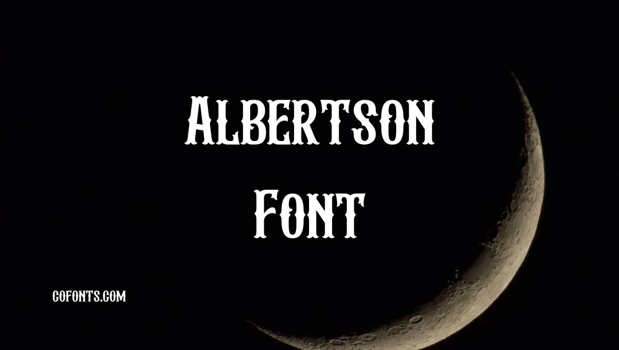 Preview of Albertson Font Free Download