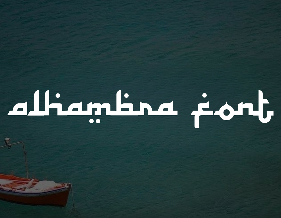 Preview of Alhambra Font