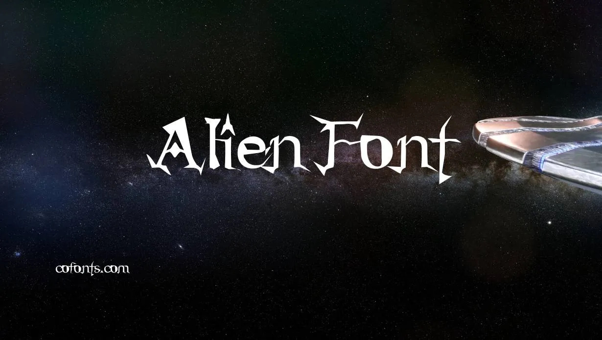 Preview of Alien Font Free Download