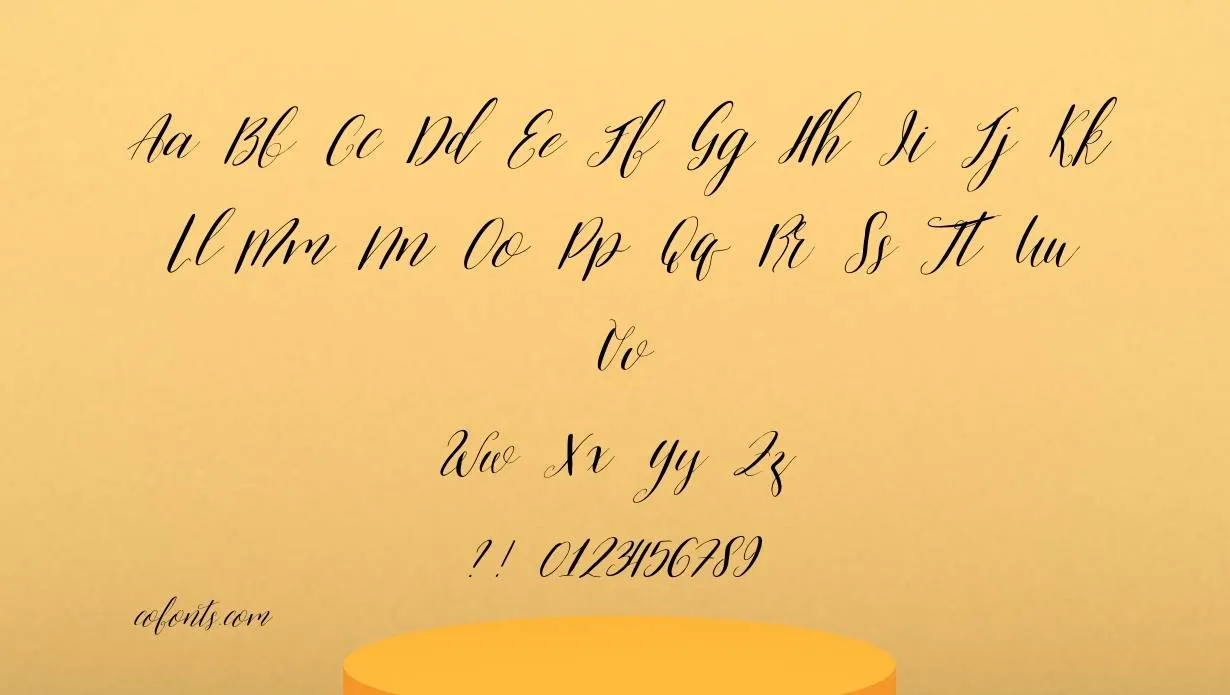 Alivia Font Free Download style variations