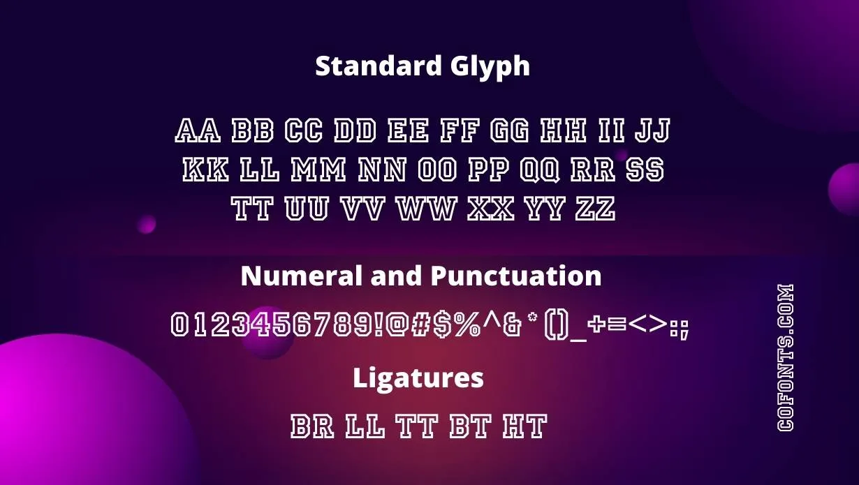 Allstar Font Free Download style variations