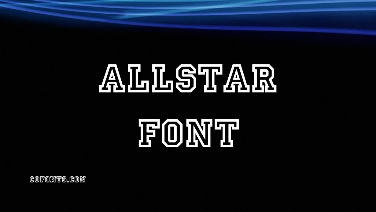 Preview of Allstar Font Free Download