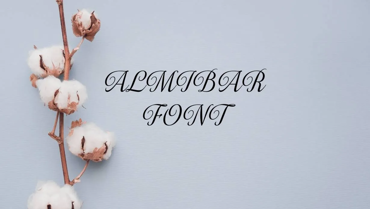 Preview of Almibar Font Free Download