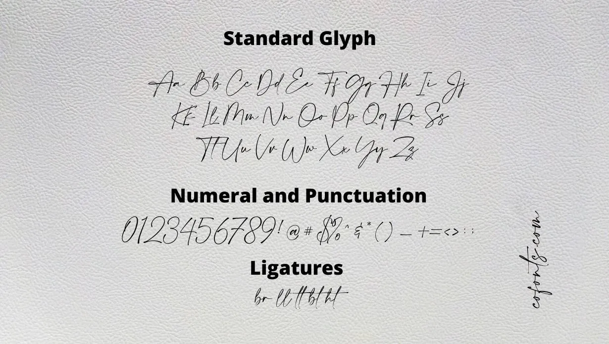 Amalfi Coast Font Free Download style variations