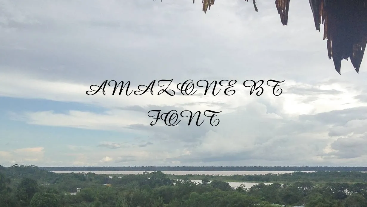 Preview of Amazone BT Font Free Download