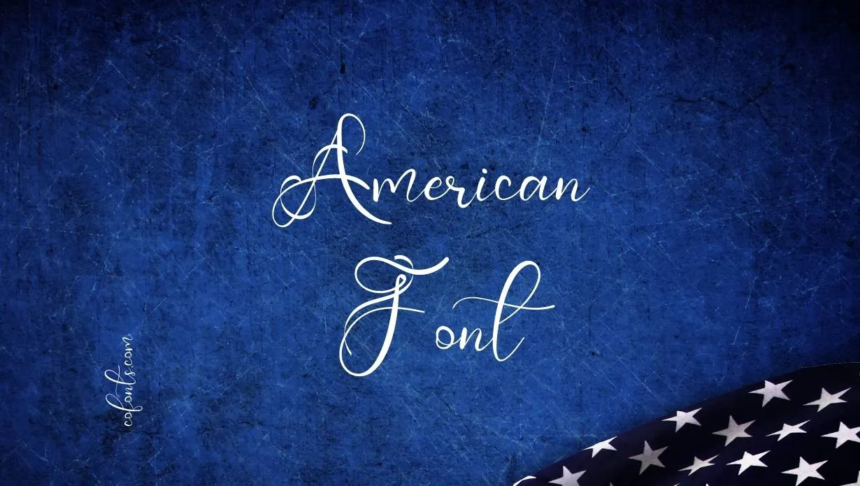 Preview of American Font Free Download
