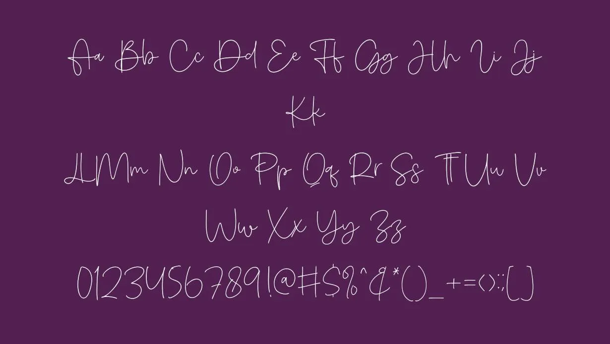 Amichan Font Free Download style variations