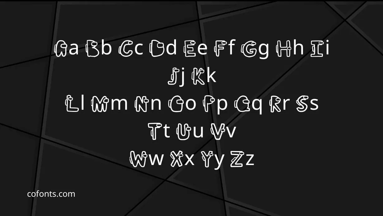 Among Us Font Free Download style variations