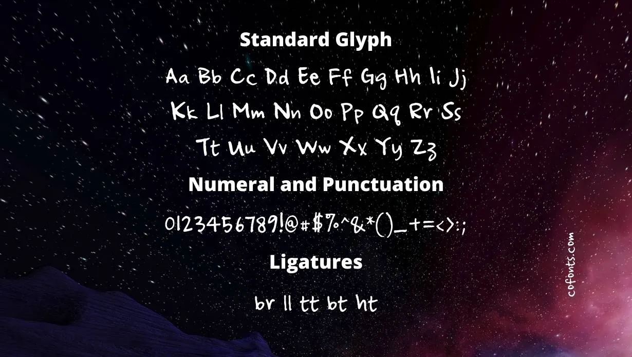 Ampersand Font Free Download style variations