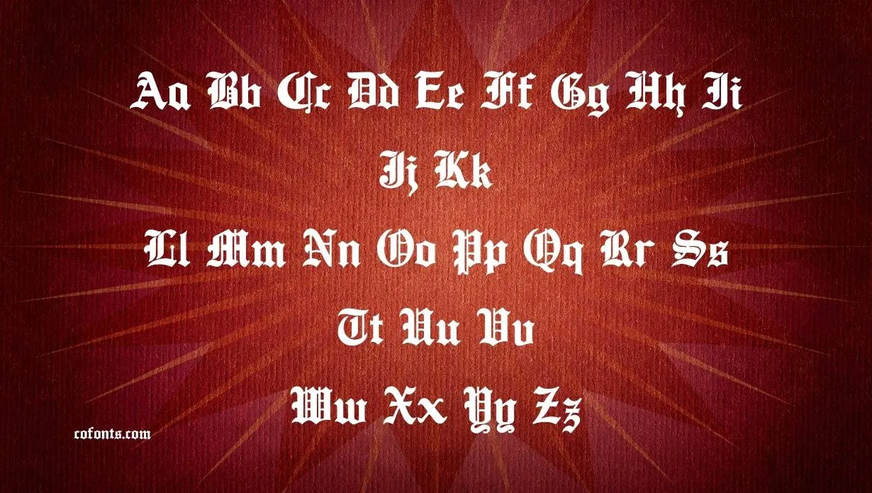 Ancient Font Free Download style variations