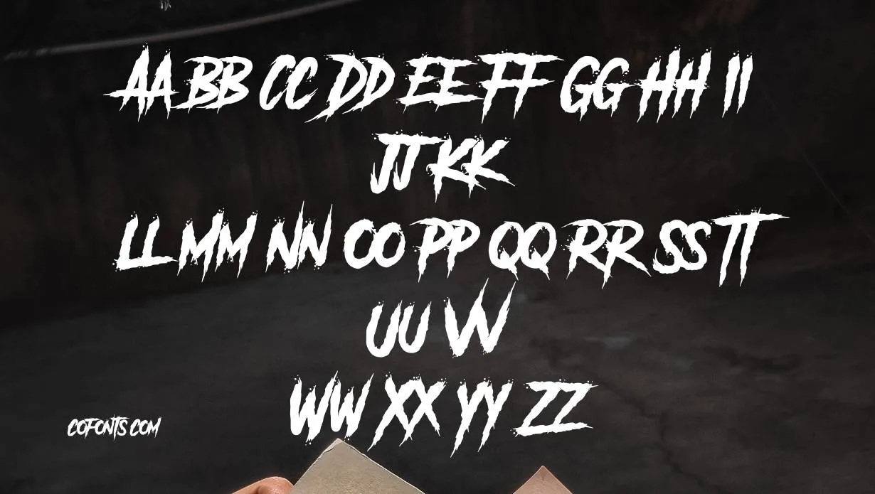 Another Danger Font Free Download style variations