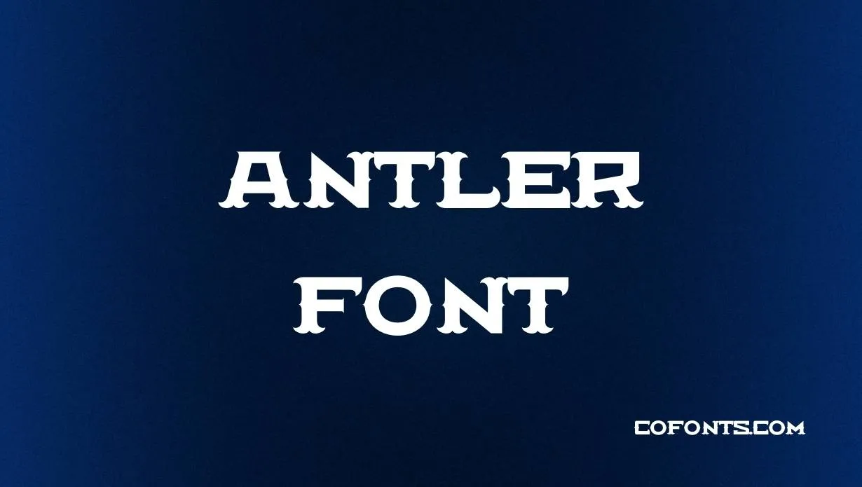 Preview of Antler Font Free Download