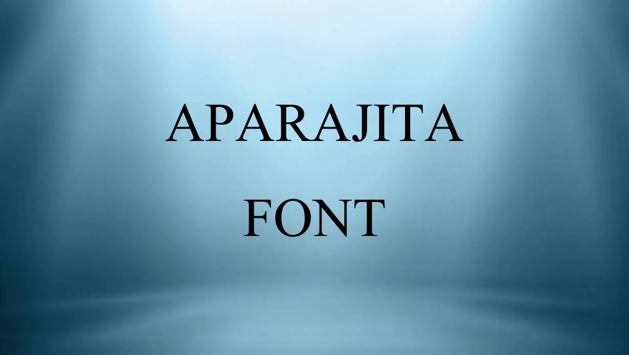 Preview of Aparajita Font Free Download