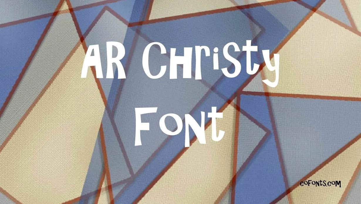 Preview of AR Christy Font Free Download