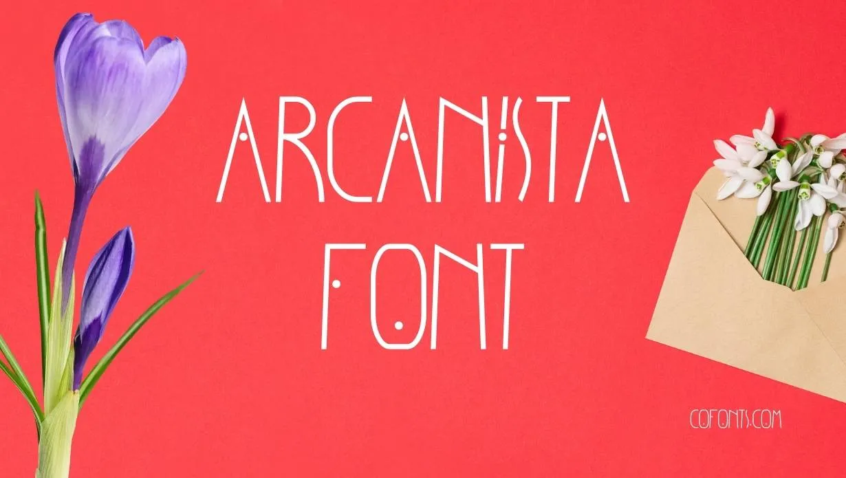 Preview of Arcanista Font Free Download