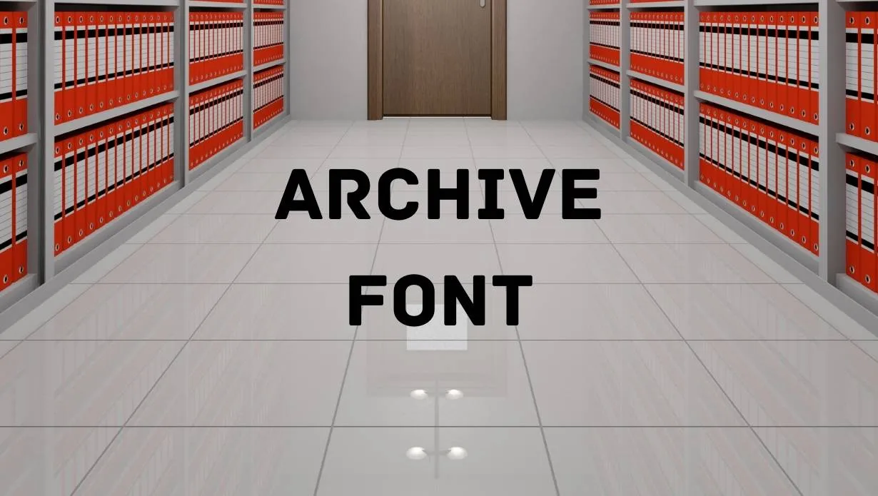 Preview of Archive Font Free Download