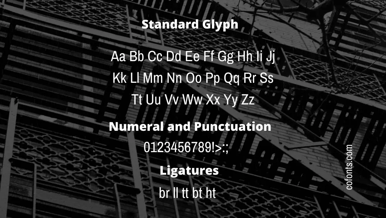 Archivo Narrow Font Free Download style variations
