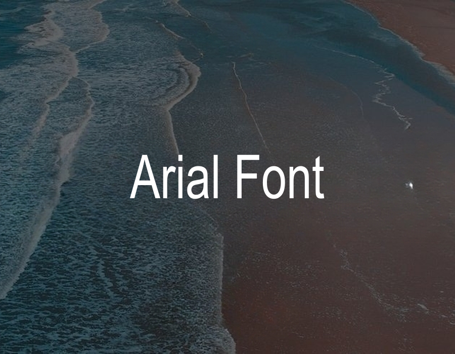 Preview of Arial Font Free Download