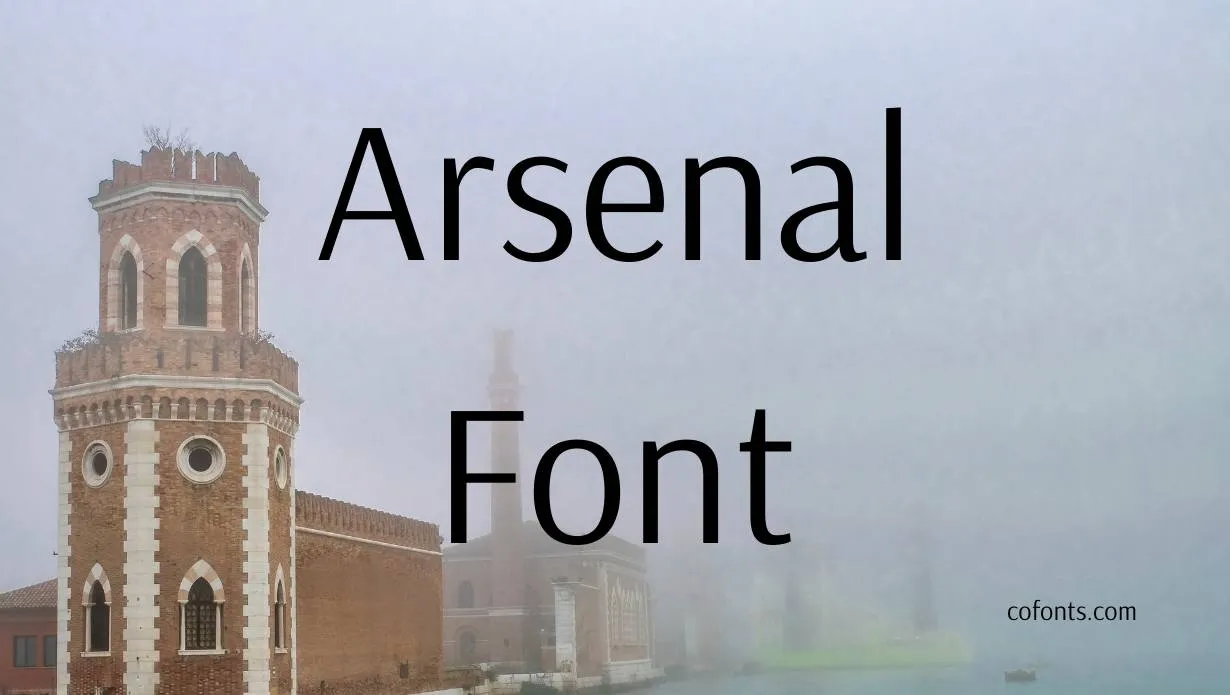 Preview of Arsenal Font Free Download