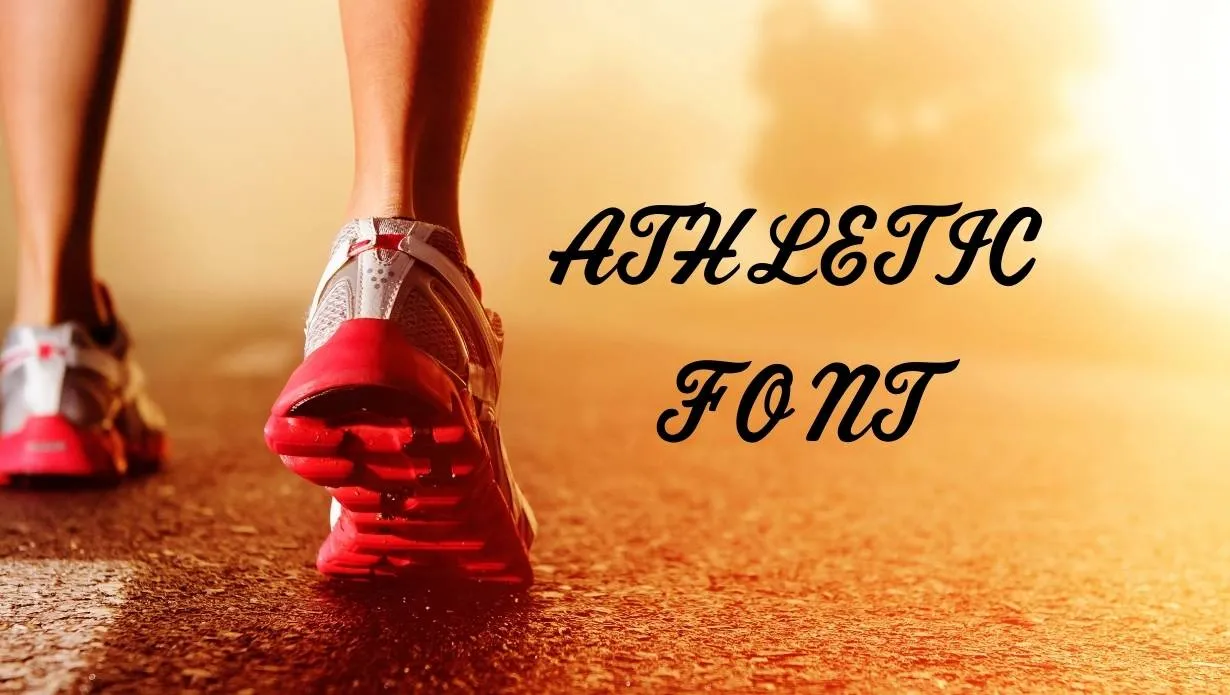 Preview of Athletic Font Free Download