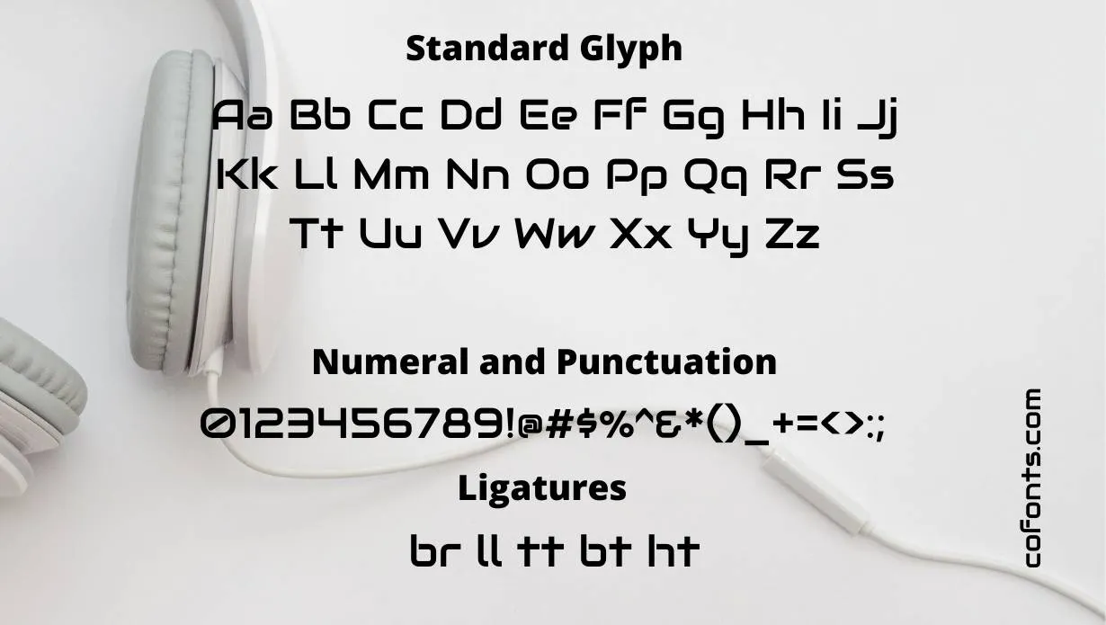 Audiowide Font Free Download style variations