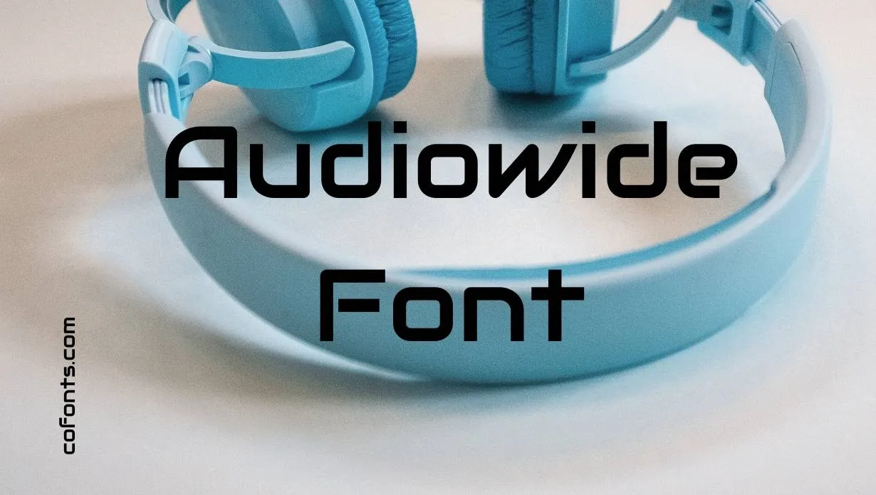 Preview of Audiowide Font Free Download