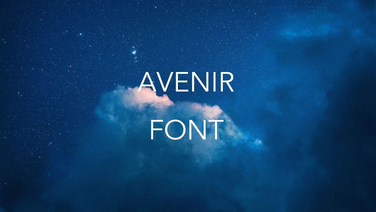 Preview of Avenir Font