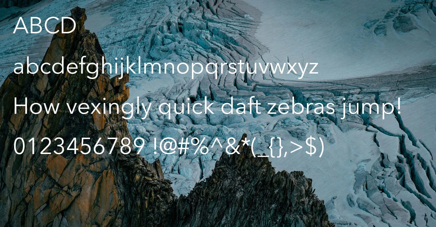 Avenir Next Font Free Download style variations