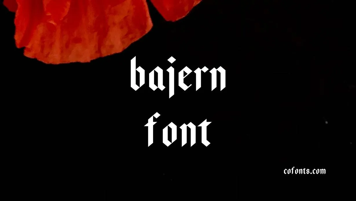 Preview of Bajern Font Free Download