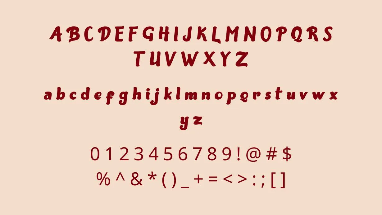 Bannie Font Free Download style variations