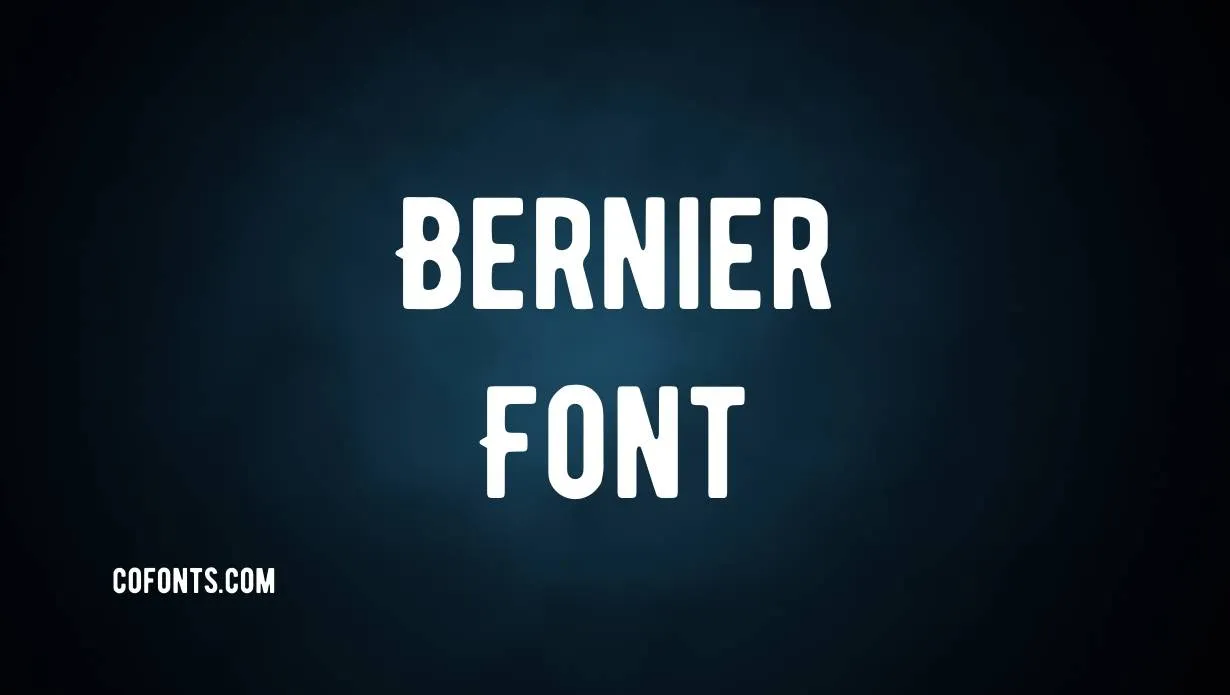 Preview of Bernier Font Free Download