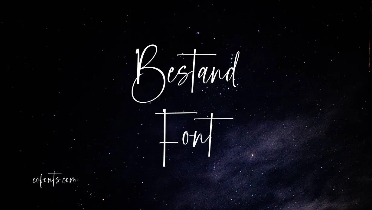 Preview of Bestand Font Free Download