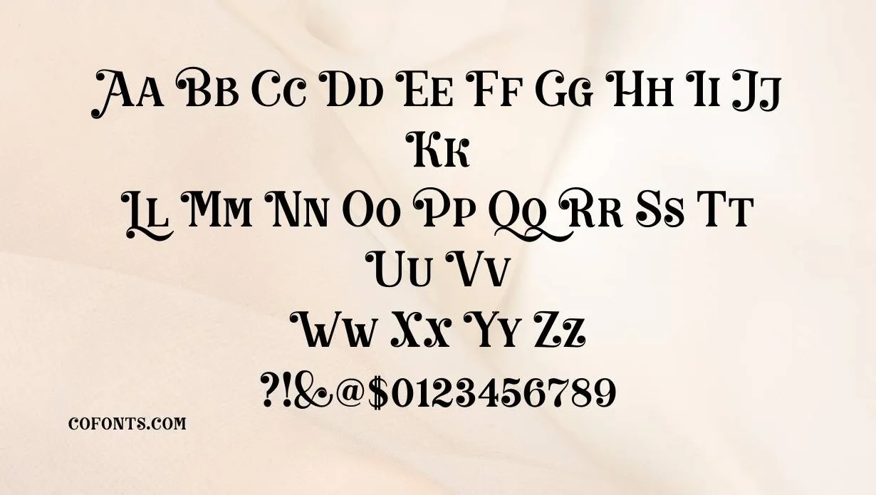 Biago Font Free Download style variations