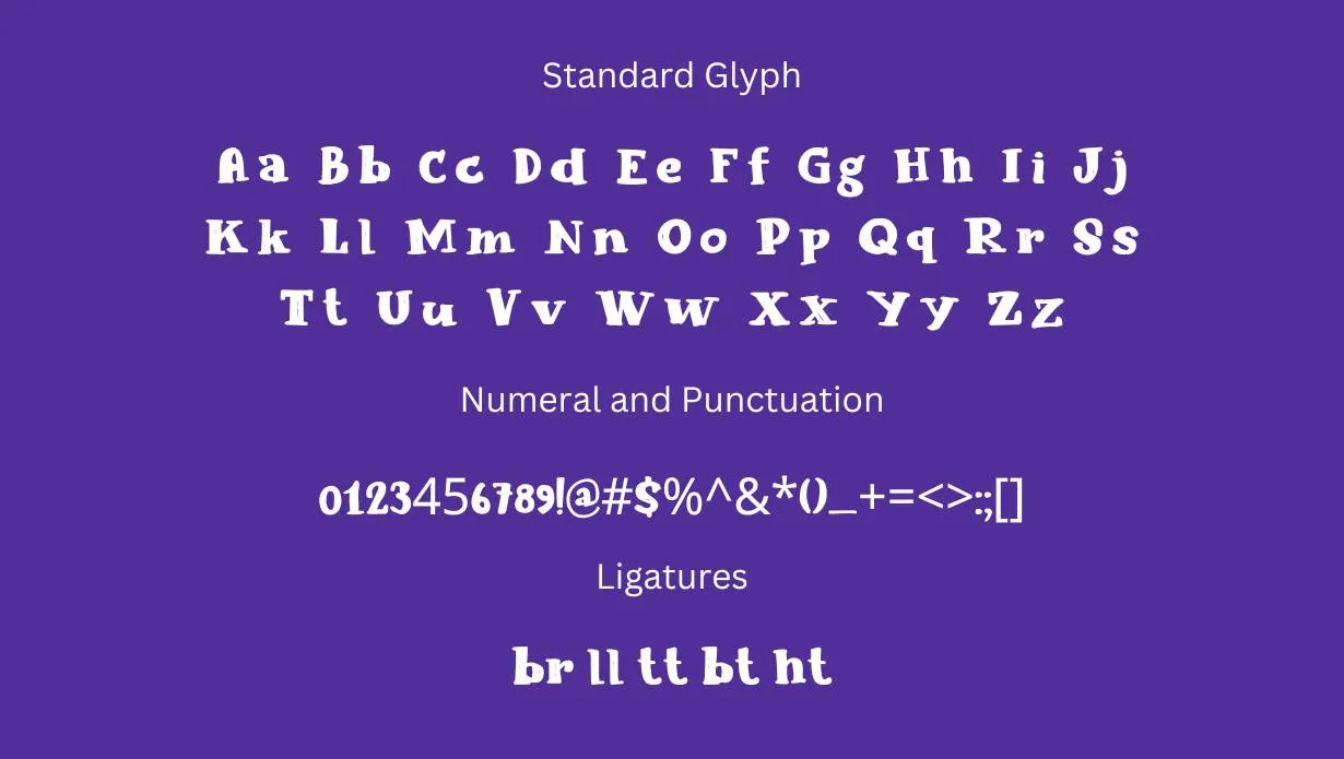 Blabbermouth Font Free Download style variations