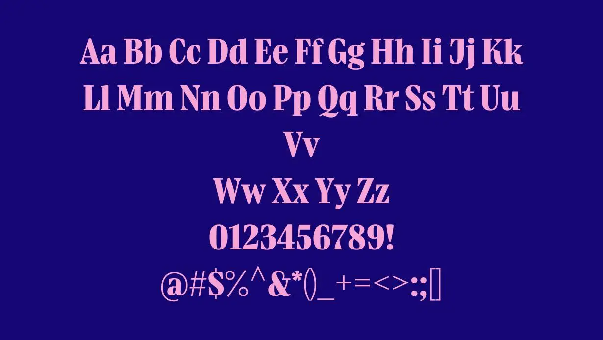 Bridge Head Font style variations