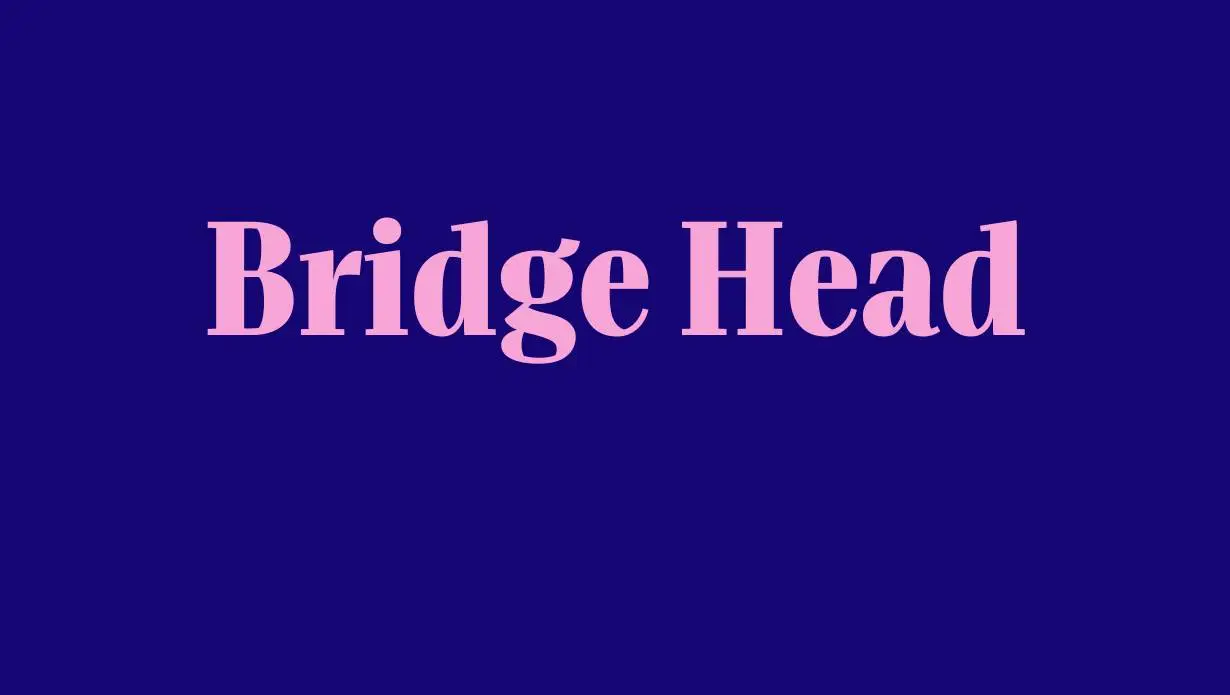 Preview of Bridge Head Font