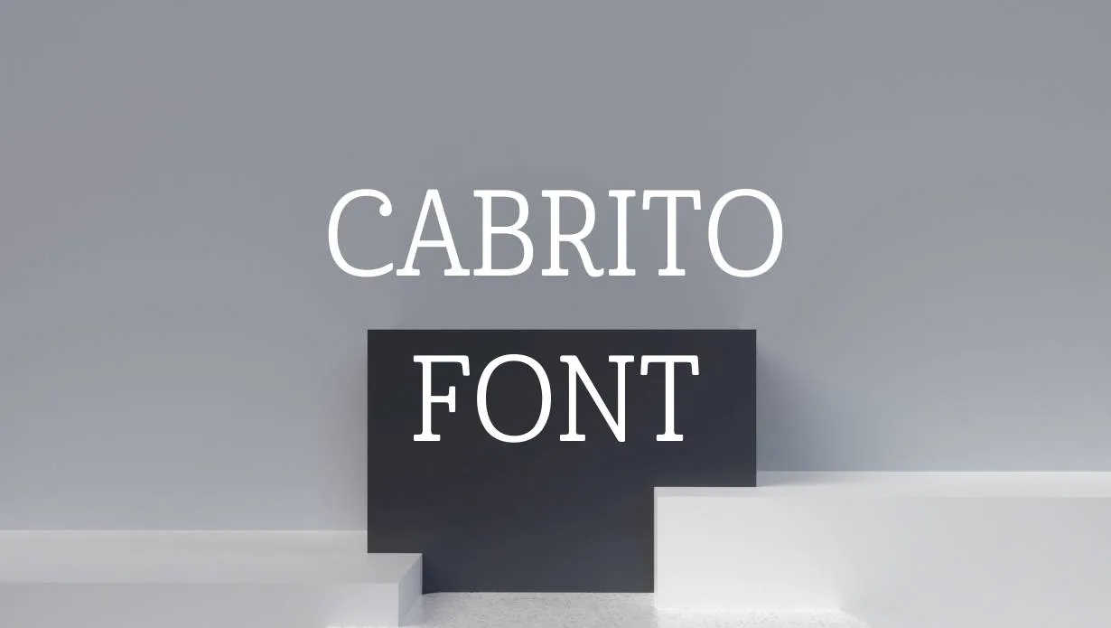 Preview of Cabrito Font Free Download