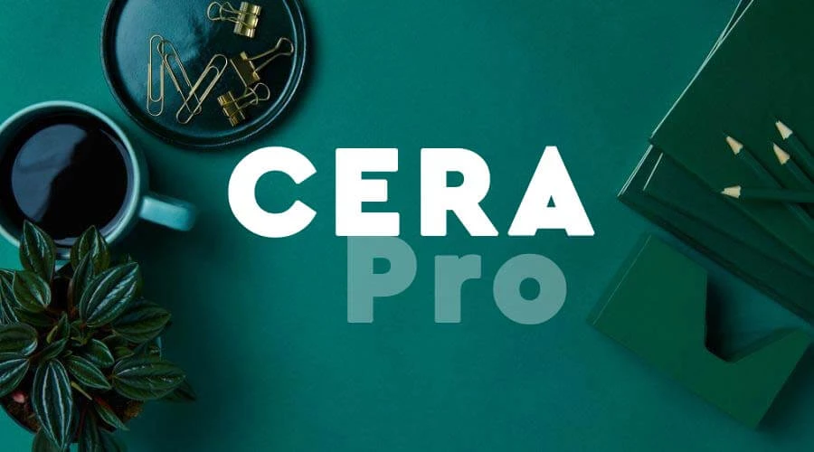 Preview of Cera Pro Font