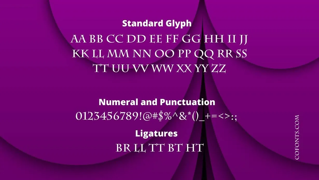 Charlemagne Font Free Download style variations