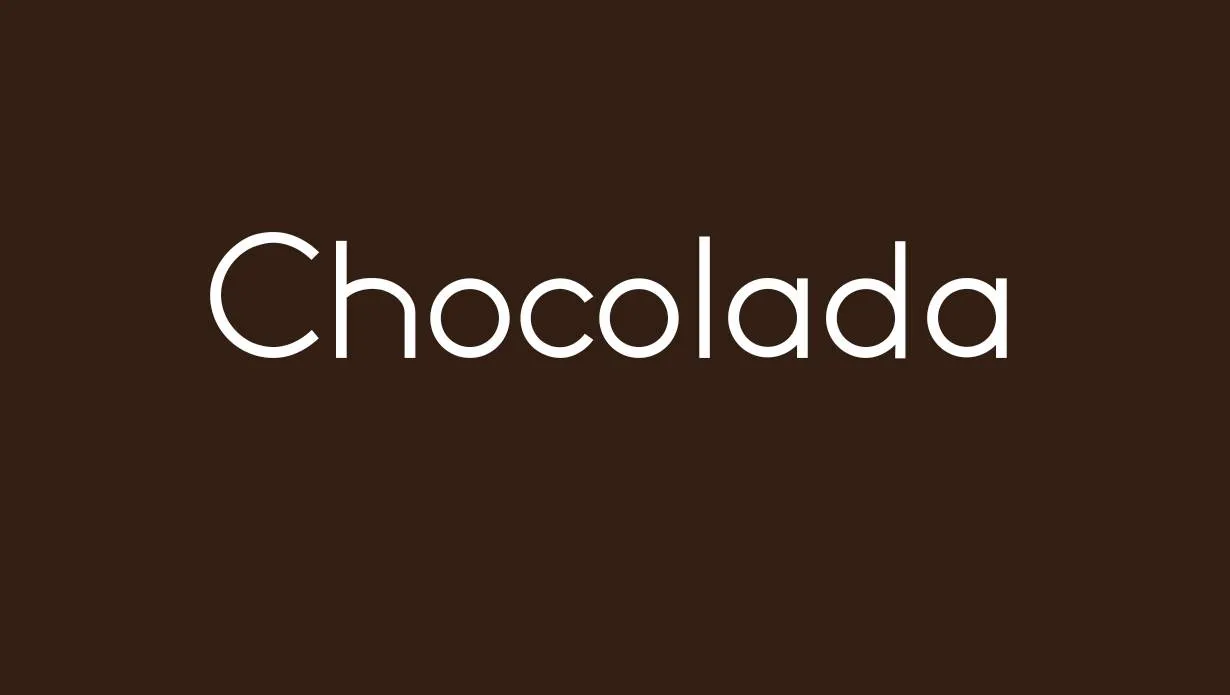 Preview of Chocolada Font Free Download