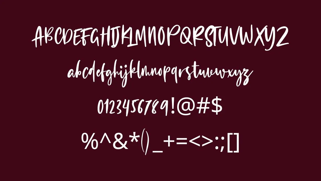 Cloudy Night Font Free Download style variations