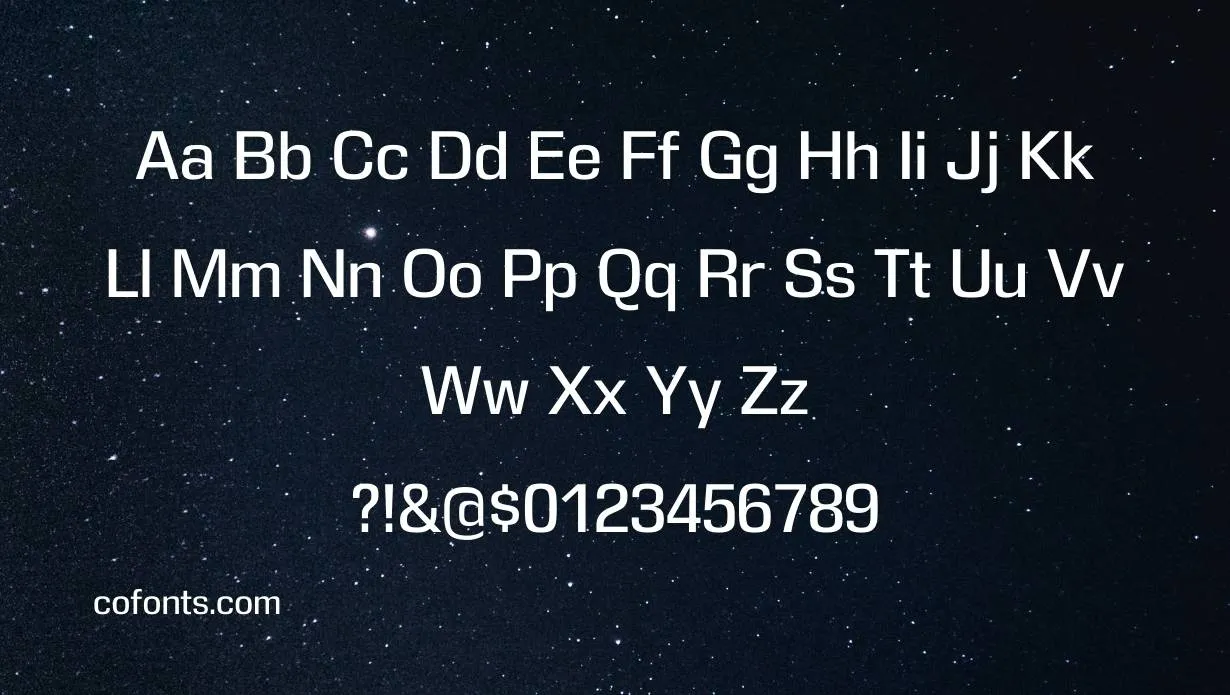 DDT Font Free Download style variations