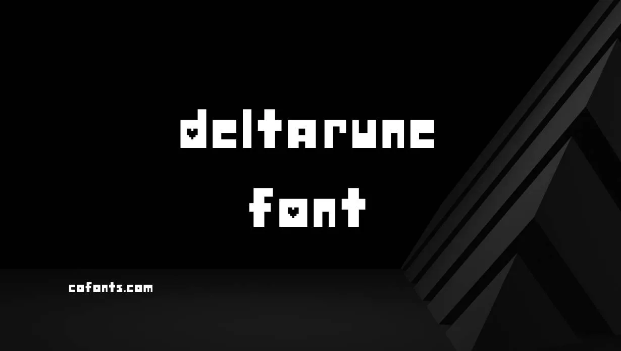 Preview of Deltarune Font Free Download