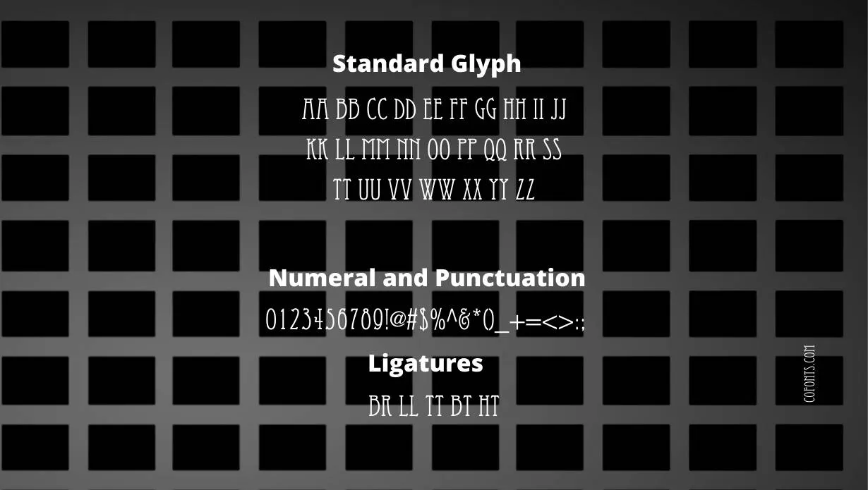 Eccentric Font Free Download style variations