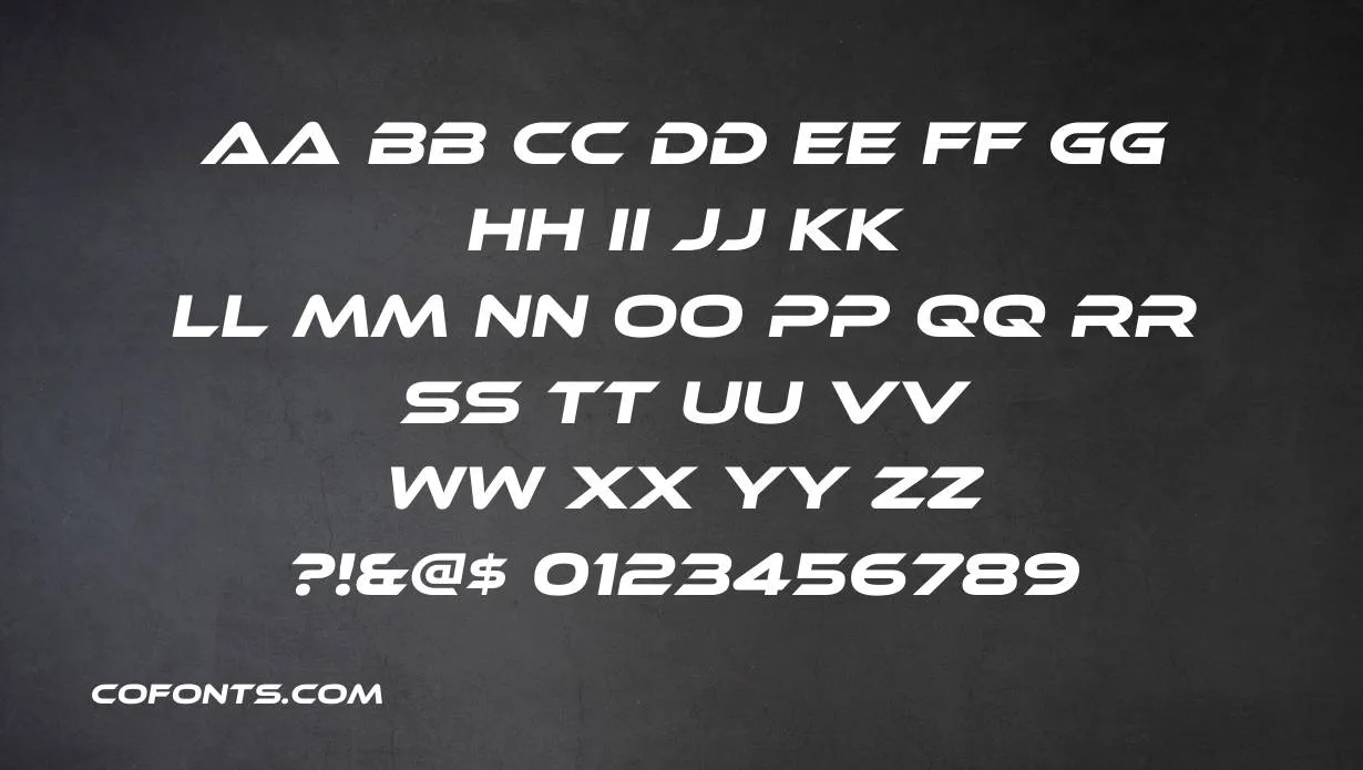 Ethnocentric Font Free Download style variations